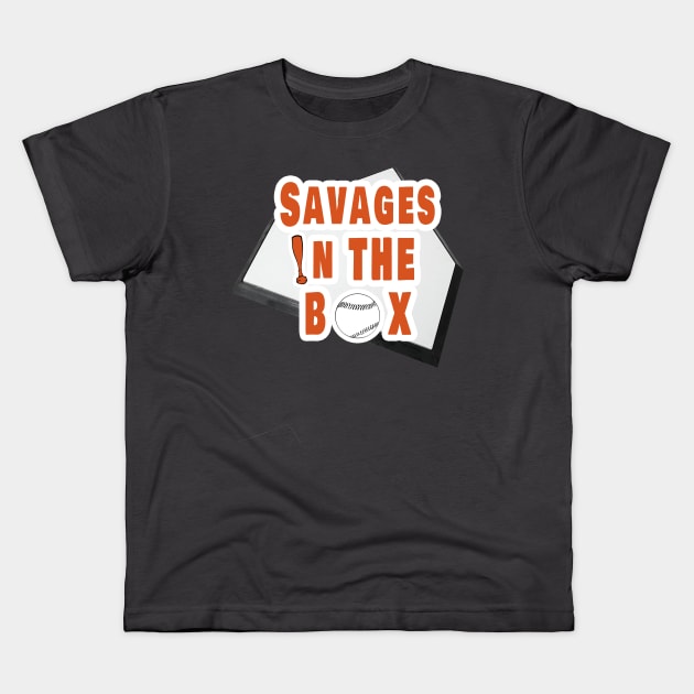 Savages in the box Kids T-Shirt by salah_698